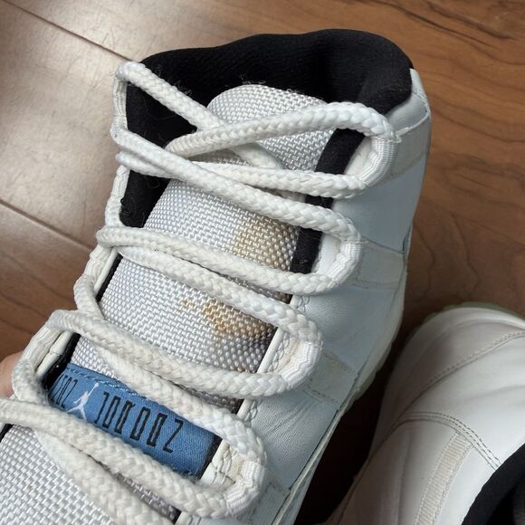 Nike Air Jordan 11 Retro Legend Blue Columbia 2014 White Blue 378037-117 Sz 9.5 main image 8